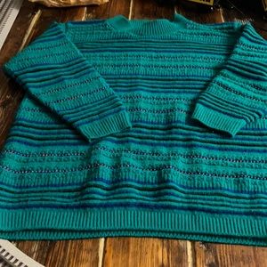 Alfred Dunner sweater, size large, 3/4 length sleeves.  Really pretty.